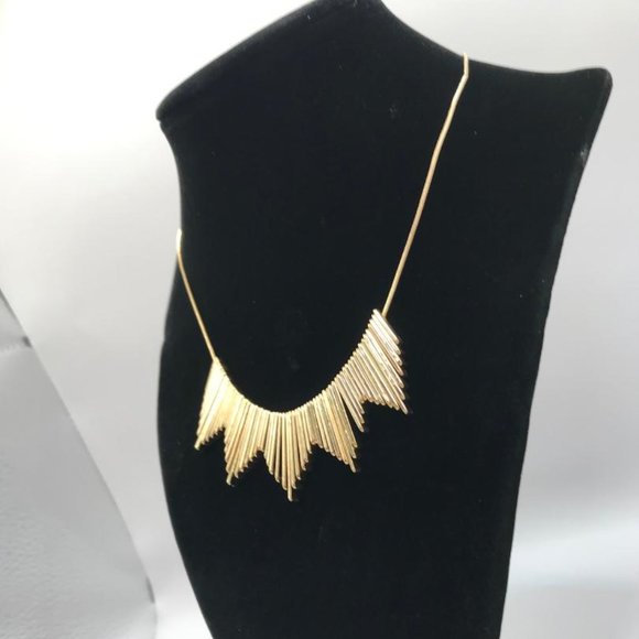 ROCKSBOX "SLATE" Gold-Tone Dangles Necklace - Picture 4 of 9